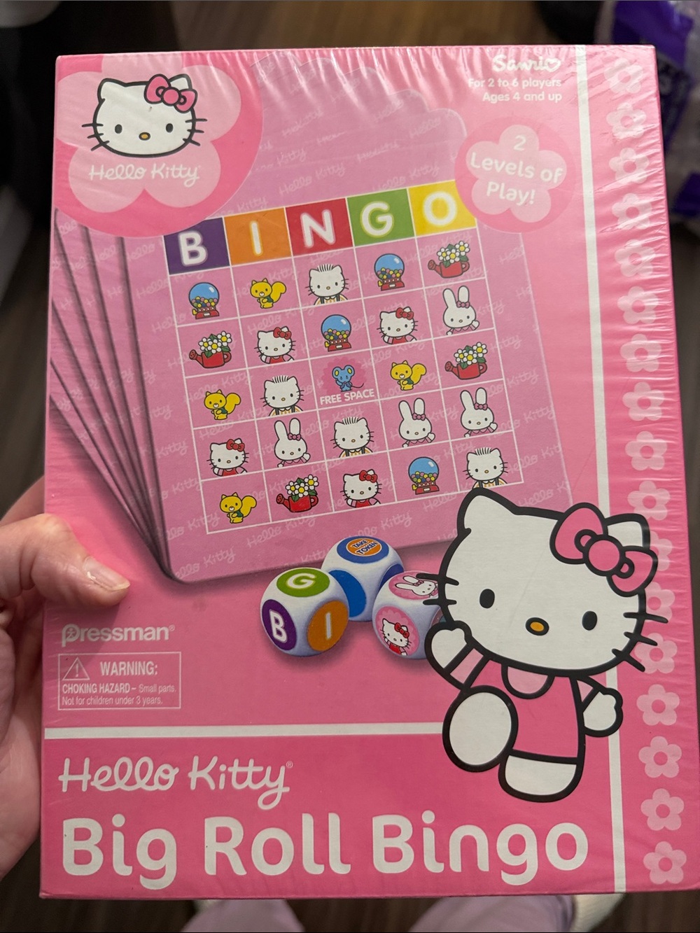 Hello Kitty Pink Bingo Game Set